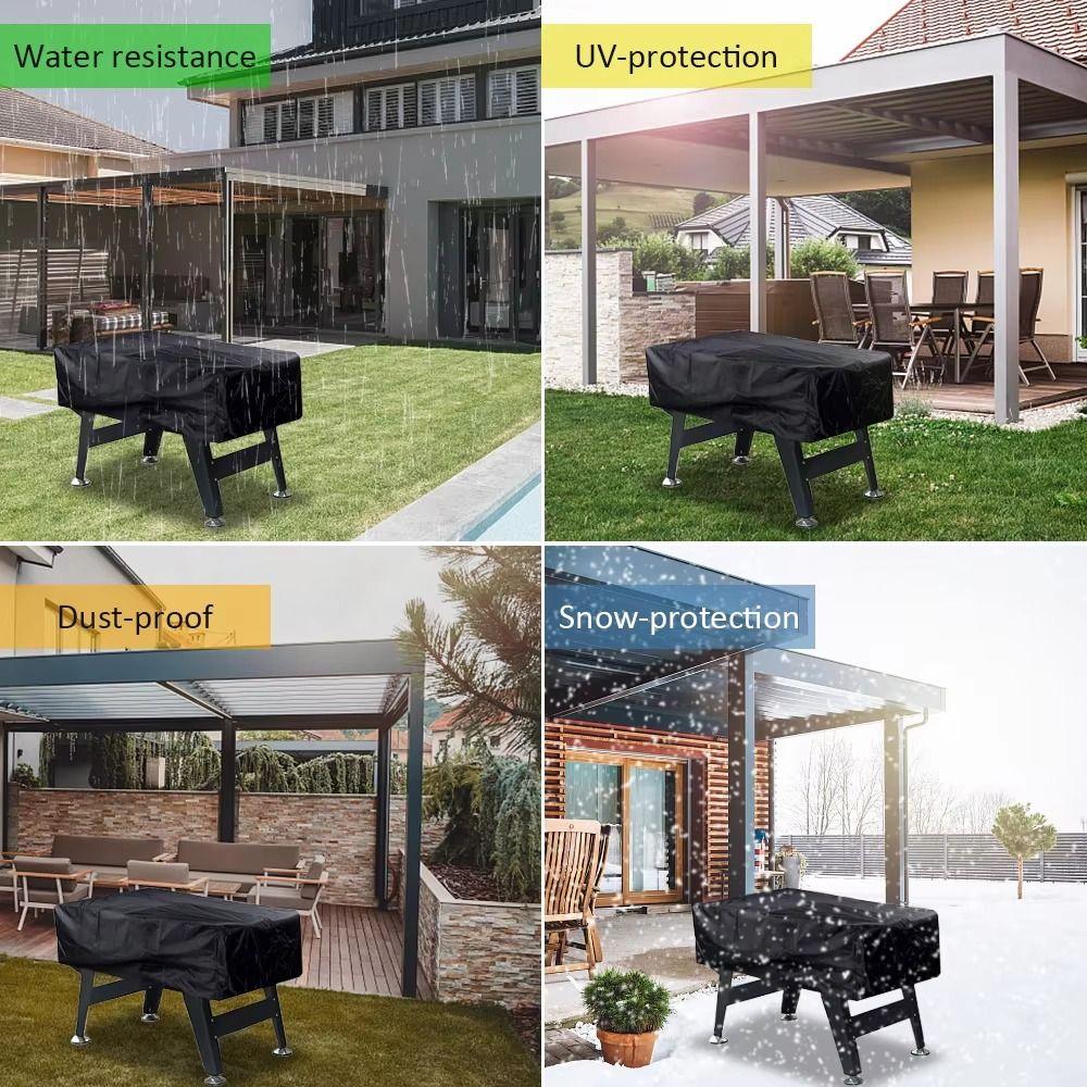 Dustproof Football Table Cover Black Furniture Protection Case Game Table Shield  Indoor