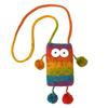 Small Monster Handwoven Bag With Polyester Yarn For Casual Daily Use