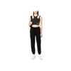 Adidas Striped Sleeveless Sports Tank Top Women Tops Black HR4483