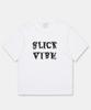Seulligbaibeu Slv Tornado Logo Print Short Sleeve T-Shirt [White]
