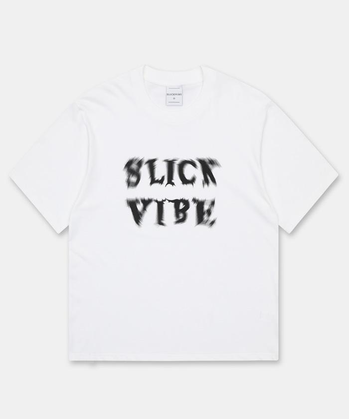 Seulligbaibeu Slv Tornado Logo Print Short Sleeve T-Shirt [White]