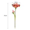 2pcs EVA Artificial Alice Iris Flowers 45cm Silk Fake Flower  Outdoor Indoor Decor