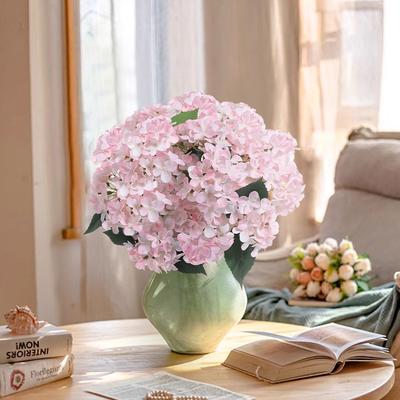 1Pcs Hydrangea Artificial Flowers Bouquet 39CM Fake Flower for Home Decor Garden Wedding Decoration Party DIY Flower Arrangement