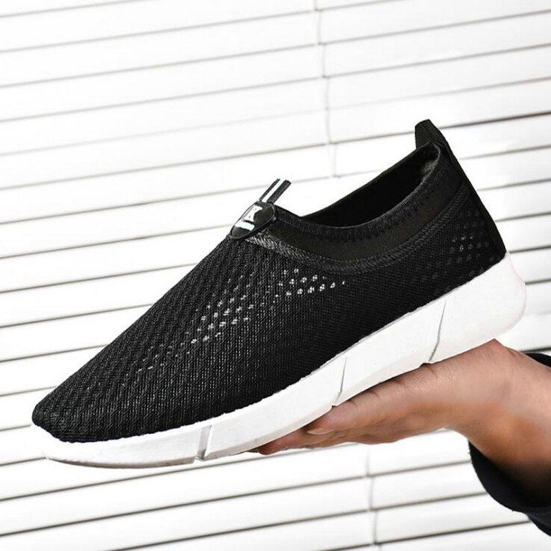 fashion breathable summer men loafers shoes flats lightweight casual Air mesh sneaker zapatillas deportivas shoes 459