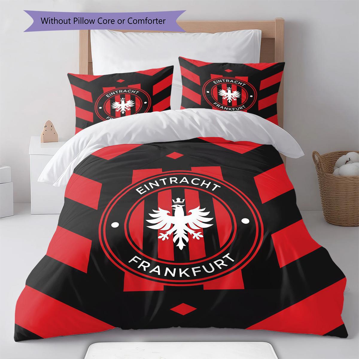 

RugPattern Bedding Quilt Set Quilt Cover Pillowcntracht Frankfurt ase Home Decoration Birthday Gift (1 * duvet cover + 2 * pillowcase, without core) 135x200cm
