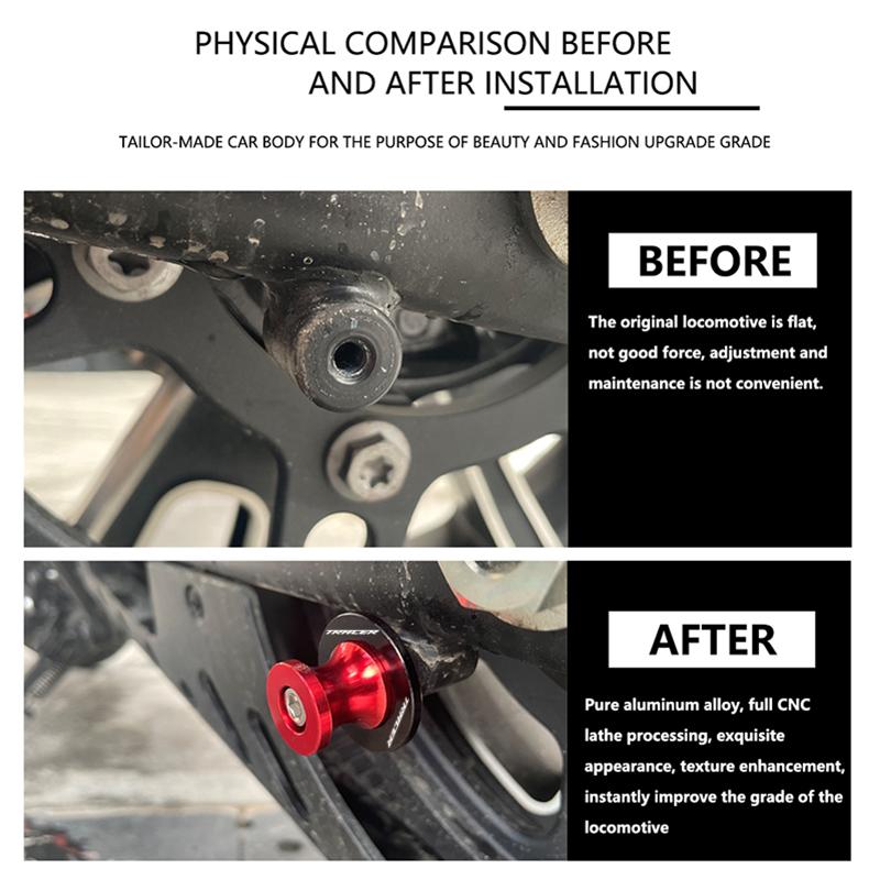 For YAMAHA TRACER 900GT Tracer 700 900 GT Tracer700gt MT09 MT07 2025 Motorcycle Accessories CNC M6/M8/M10 Swingarm Spools Slider