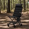 Foldable Outdoor Wheeled Chair Trolley Portable Reclining with