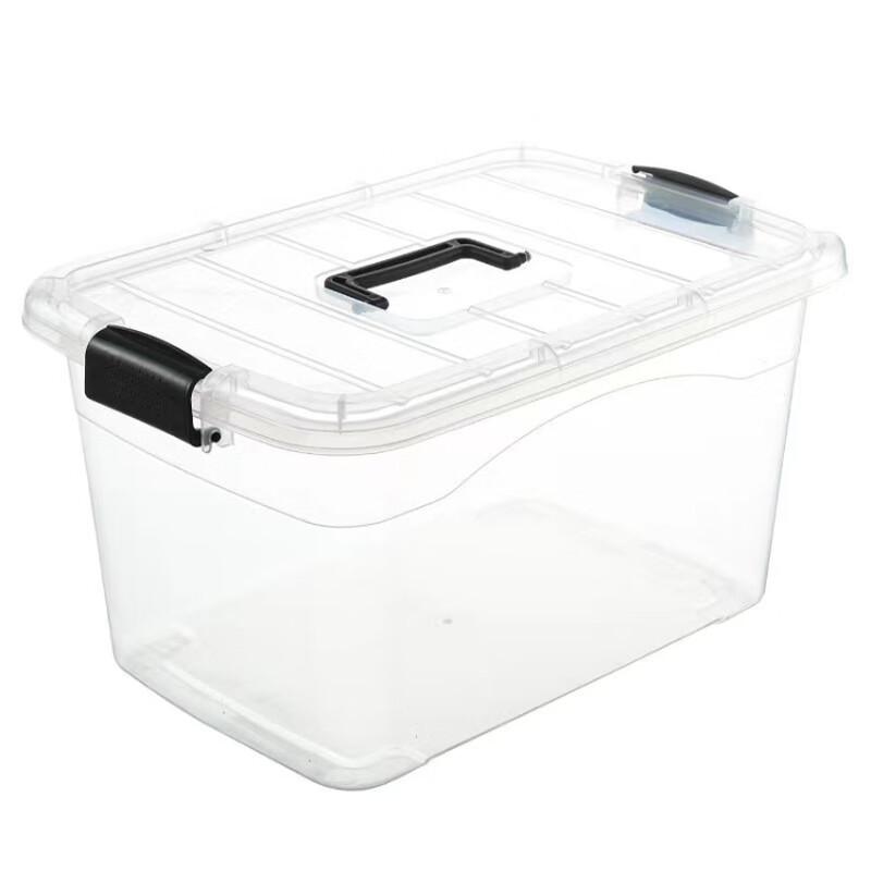 Transparent Plastic Storage Box with Lid