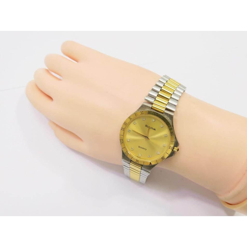 Used Bulova watch men's quartz BULOVA 18714324