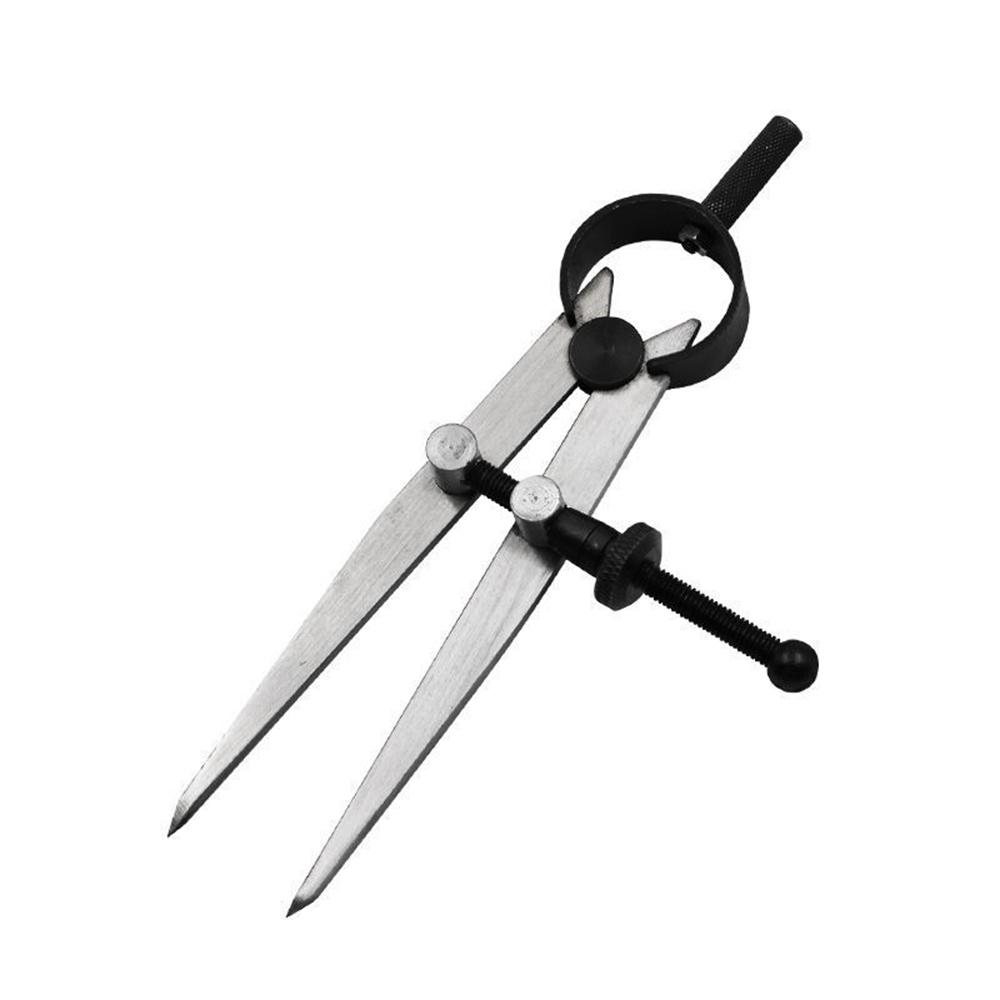 

Великий металевий регульований циркуль-роздільник, інструмент для креслення, DIY, вимірювач відстані для шкіри, інструмент для вимірювання радіуса A