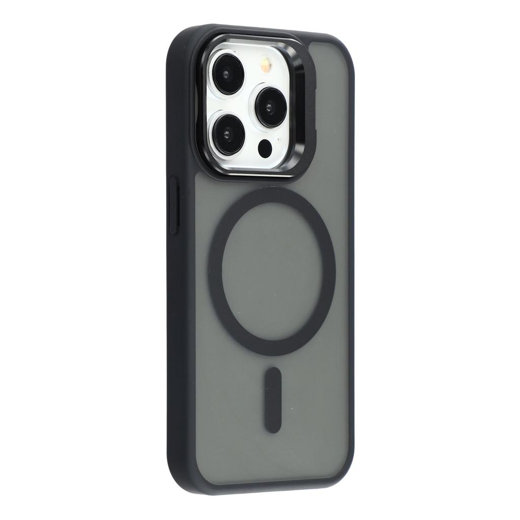 For iPhone 13 Pro Case Compatible with MagSafe Lens Kickstand TPU + PC Matte Phone Cover