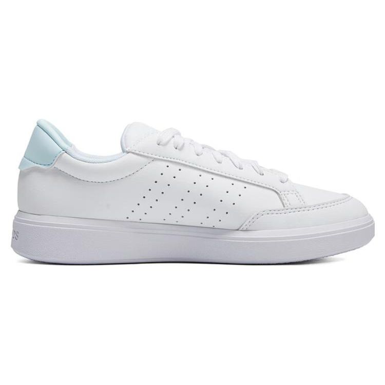adidas Neo Nova Court Spw Wygodne Damskie Trampki Skate Niskie Białe Niebieskie GX1760