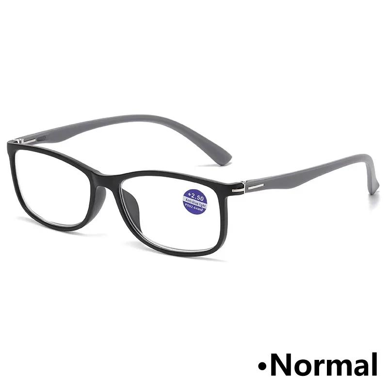 Fashion Men Women'S Anti-Blue Reading Glasses Trendy Transparent Far Sight Eyeglasses Unisex Ultralight Presbyopia Prescriptions