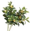 Artificial Osmanthus Tree Branches with Leaves for Hotel and Model Room Decor