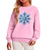 Children's Casual Round Neck Printed Pullover Long-sleeved Hooded Sweatshirt Top