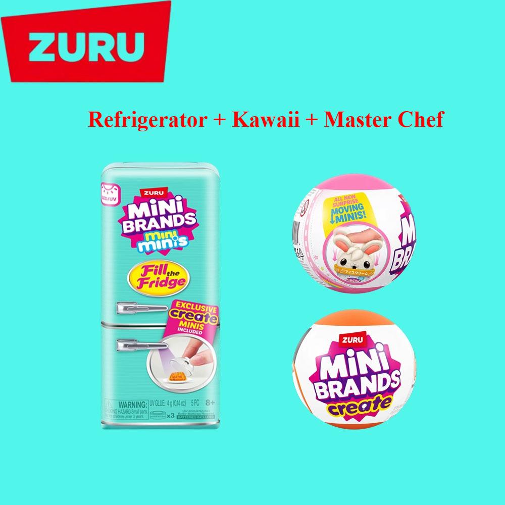 ZURU Mini Brands Mâncare Umple Frigiderul Seria 1 Plauset Brands Casulă de Casă Creând DIY O Bucătărie Mini MasterChef Seria de Mâncare