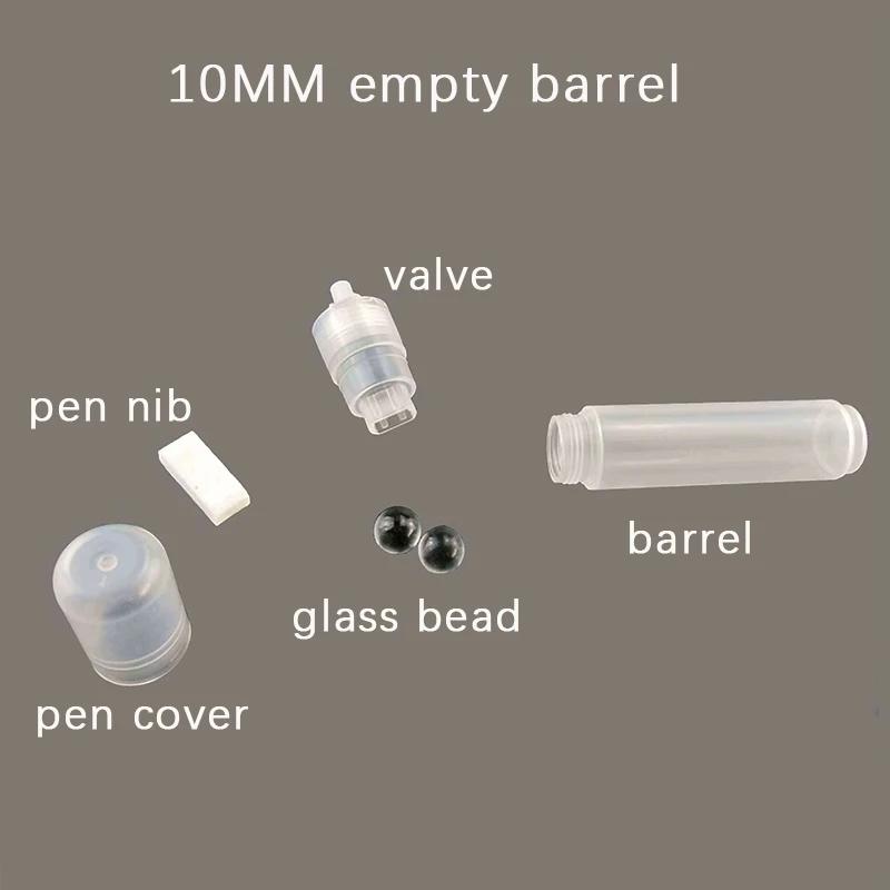 Plastic Empty Pen Rod 0.5/0.7/3/4.5/6.5/8/10/15/30mm Barrels Tube for Graffiti Pen Liquid Chalk Markers Paint Pen Accessories