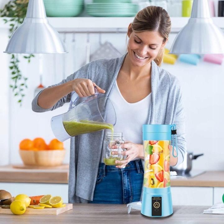 Przenośny Blender, Elektryczny Sokowirówka Usb, Do Koktajli I Soku, 380 Ml