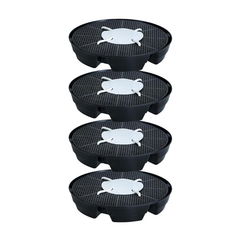 

4pcs Auto Watering Plant Saucers Automatic Humidities Control Nonwoven Fabric Pot Trays for Indoor Outdoor Plant 1