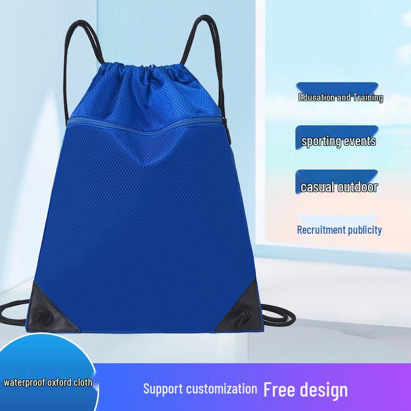Lightweight Large Capacity Drawstring Sports Bag - Unisex Casual Fitness & Travel Backpack