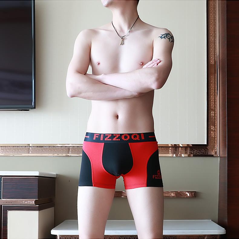 Men's Underwear Cotton Boxer Shorts Men's Four Cornered Pants Men's Breathable Shorts