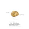 Yhpup Stainless Steel Metal Distinctive Attractive Unisex Brooches Gold & Silver Color PVD Plated Minimalist Jewelry Accessories