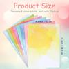 Clabby 120 Pcs 8 ''x11'' Watercolor Stationery Paper Decorative Printer Copy Double-sided Paper Colored for Writing Letter Invitations Students