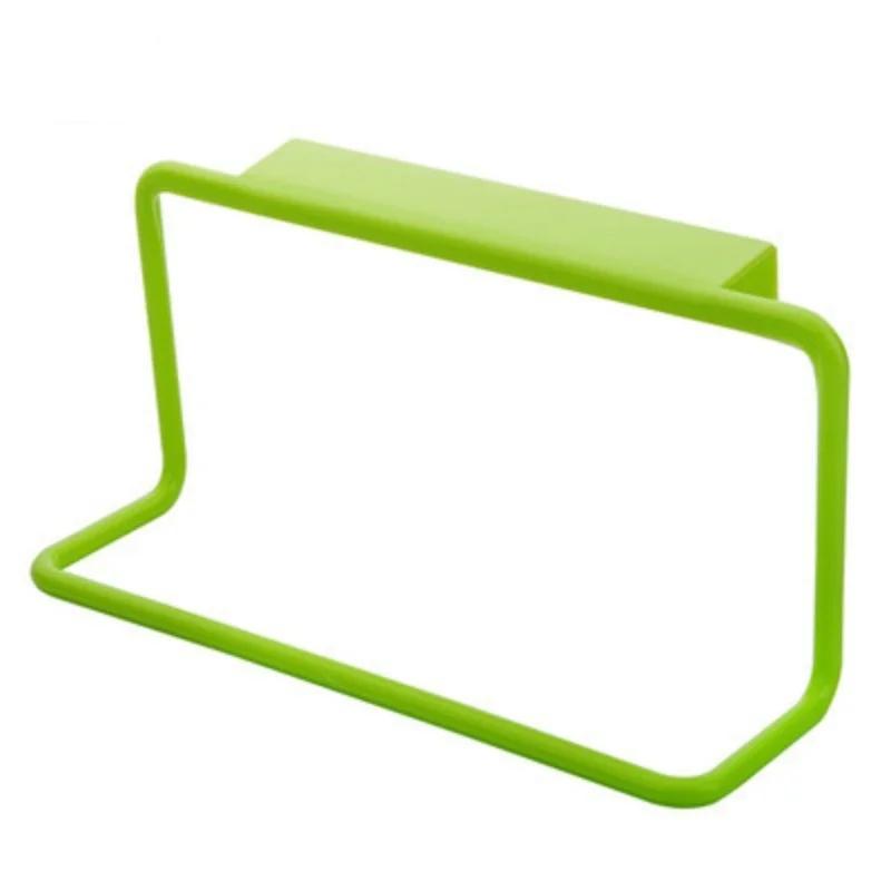 1 Pcs Towel Rack Hanging Holder Organizer Bathroom Kitchen Cabinet Cupboard Hanger Kitchen Accessories