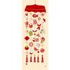 Hamamonyo Illustrated Tenugui with Hanging Doll (hand Towel) Design.