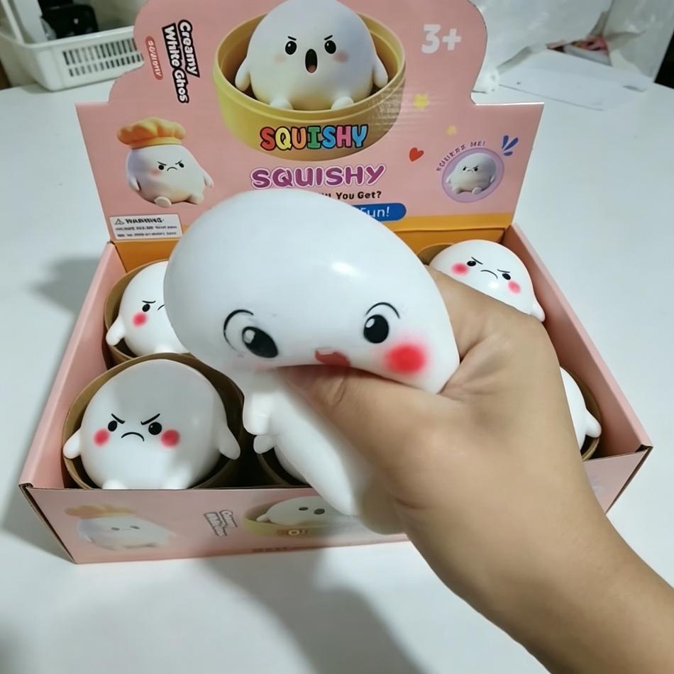 New Needoh Squishy Cute Cartoon Tuanzi Healing Series Maltose Stress Relief Toys For Adhd Slow Rebound Squeeze Toys Gift