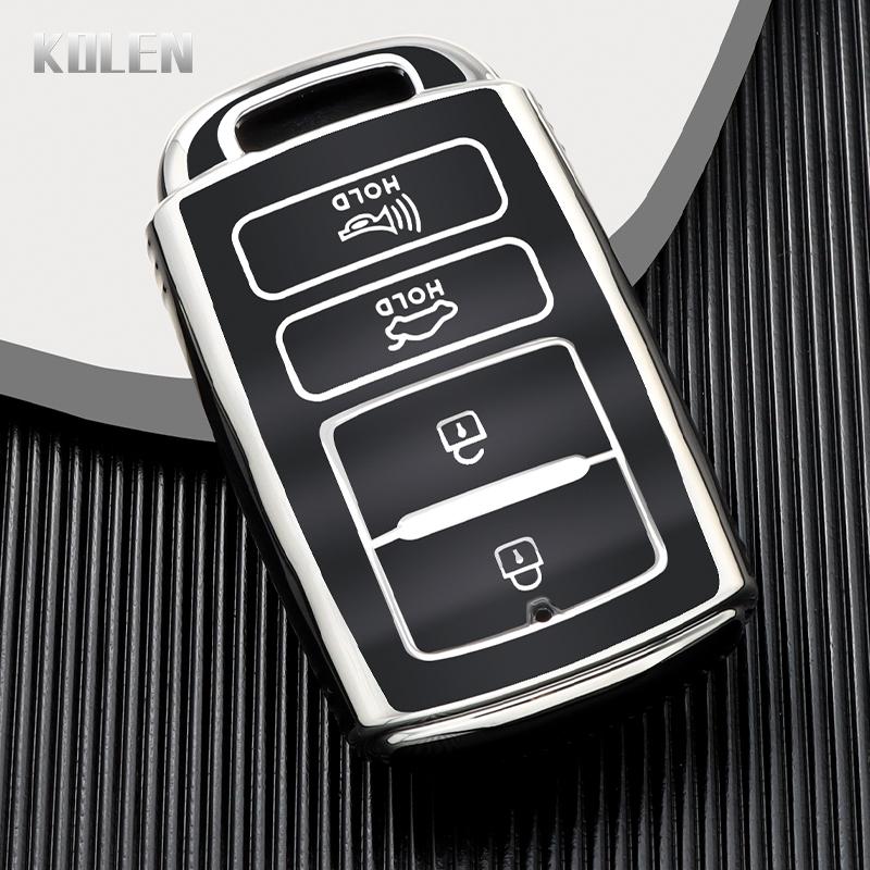 Tpu Car Remote Key Case Cover Shell Fob For Hyundai For Kia Cadenza K9 K7 K-04 Sorento K900 Key Protective Accessories Keychain