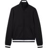 Logo Embroidered High-Neck Jersey Jacket 795078-XJGRJ-1043