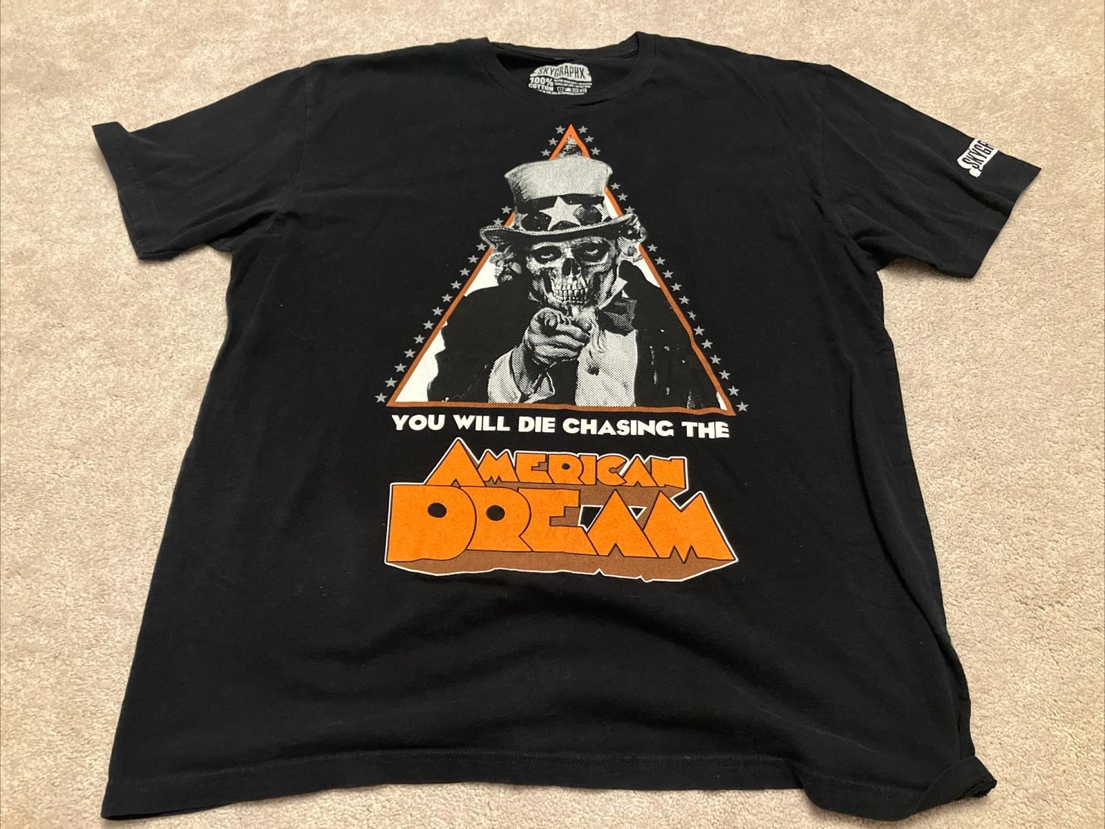 American Dream Uncle Sam Skeleton Skygraphx Black XL T Super S разноцветный