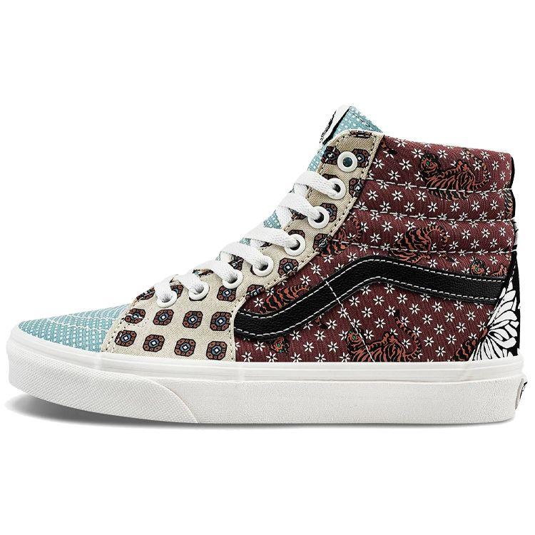

Кроссовки унисекс Vans Sk8-Hi Tiger Patchwork Black True-White VN0A4BV61IO