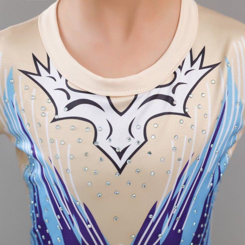 

Детский чирлидинговый гоночный костюм Костюм для выступлений по чирлидингу Костюм для соревнований по бодибилдингу Одежда Women s blue 150