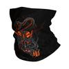 Japanese Art Oni Mask Snake Headband Neck Warmer Hiking Cycling Tube Scarf Women Men Face Bandana Gaiter