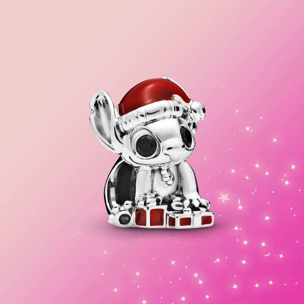 Rael 925 Sterling Silver Stitch Christmas Charm Gift Jewelry Fit Original Fashion Bracelet Women Jewelry Loved Gift