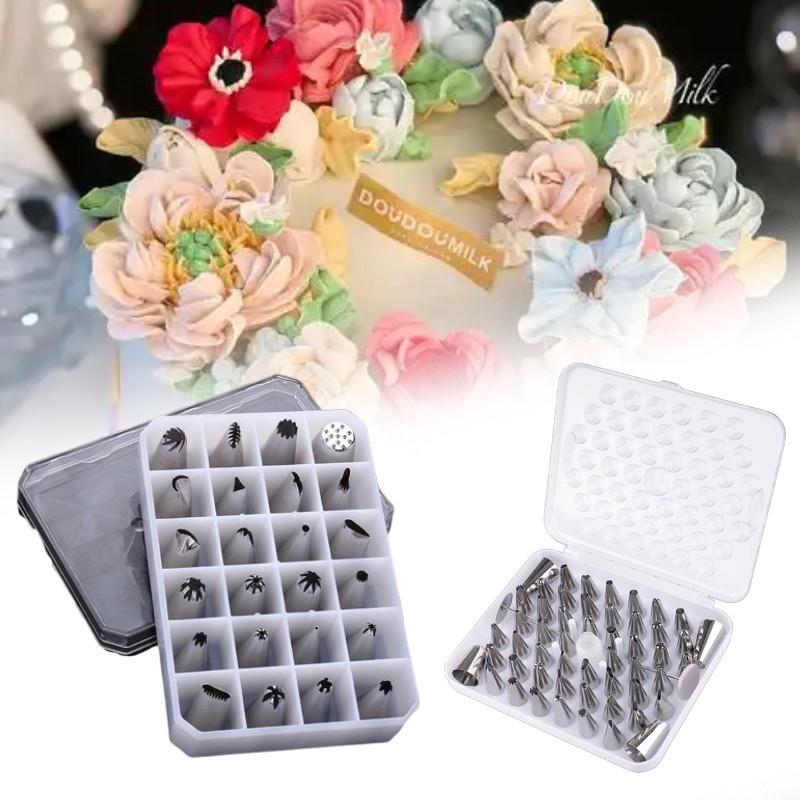 Stainless Piping Steel Nozzle Sets Cake Decorating Tools Baking Prop Pastries
