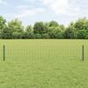 VidaXL Euro Fence with 5 U-Posts Green 0.4x10 M Steel 3335988