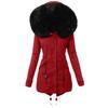 European & American Slim Hooded Cotton Jacket - Women's Autumn/Winter Warm Zipper Coat