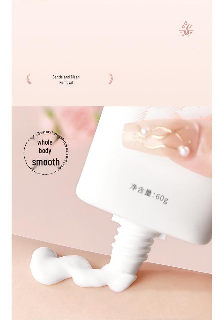 MKING PRETTY Gentle Moisturizing Depilatory Cream - Silky Smooth, Non-Irritating, Soothing, Ideal for Newbies