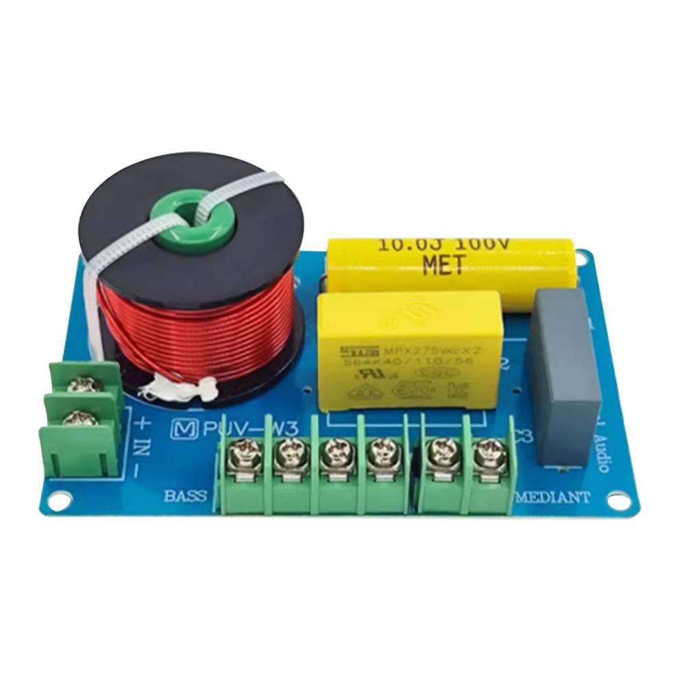 3-Way Speaker Frequency Divider Home Theater Dance Audio Hifi Filter Circuit Board Bookshelf Audio for 3.5/4/4.5-8 Inch Speakers