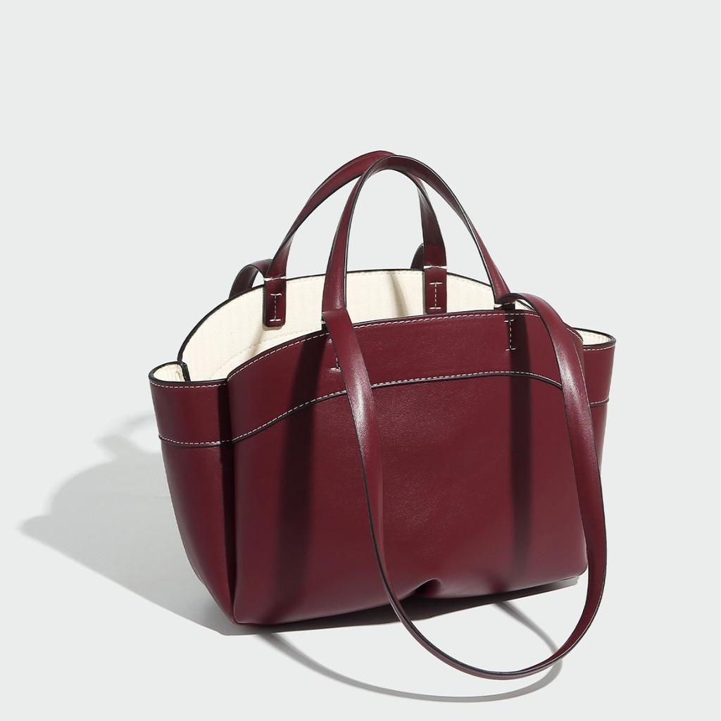 Modă Toamnă 2024 Geantă Tote Mamă-Copil de Mare Capacitate - Geantă de Mână Trendy de Cumpărături cu Un Singur Umăr