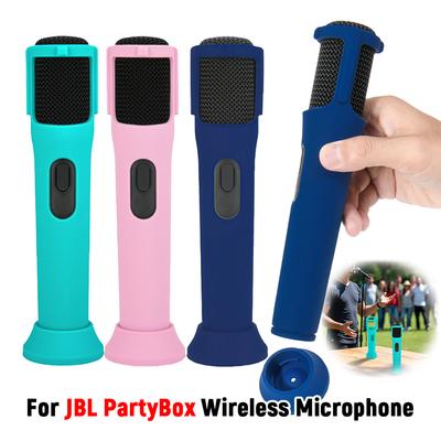 Silikonowe Etui Ochronne Zapobiegające Toczeniu Statyw Mikrofonowy Etui na Mikrofon dla JBL PartyBox Bezprzewodowy Mikrofon