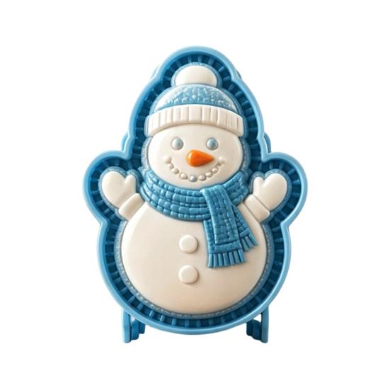 Timbri per Impasto Pressati a Mano per le Feste Stampo per Mini Torta di Natale, Stampa 3D in Rilievo Accessori Facili per la Cottura Stampo a Pressione Riutilizzabile Fai-da-te per Feste Regali da Cucina