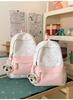 Schoolbag Simple Bear School Bag Premium Sense Backpack College Student Commuter Junior High School Girls School Bag Japanese and Korean Simple Backpa