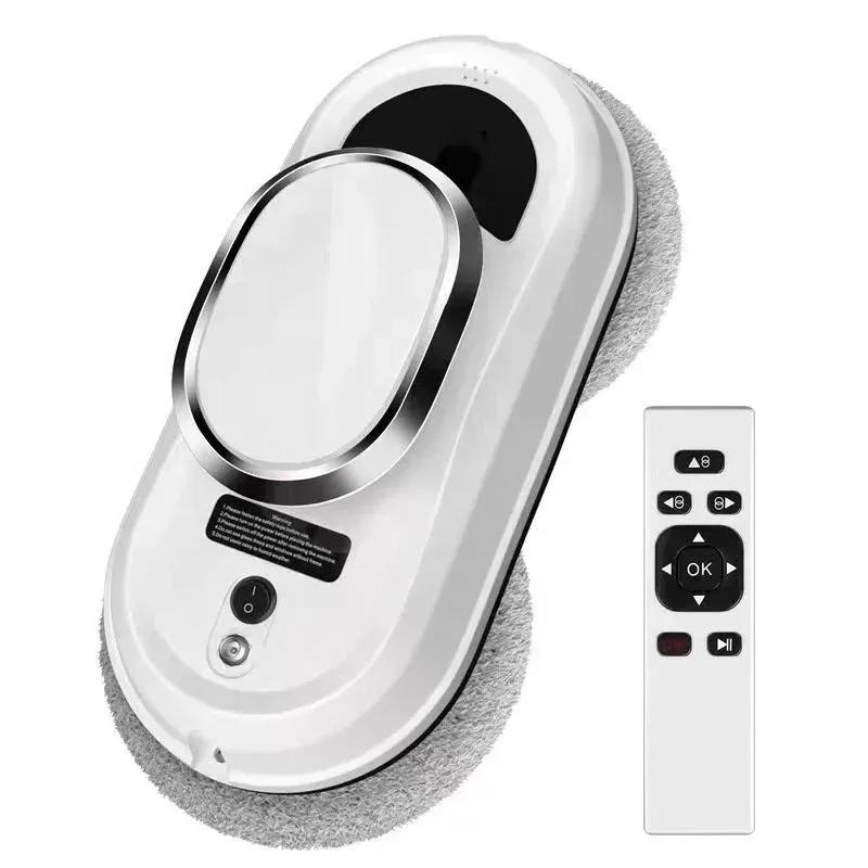 Electric Window Cleaner Robot with Ultrasonic Water Spray Smart Glass Cleaning Machine Remote Control Window Cleaning Device белый