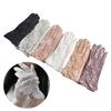 Anti-Slip Sunscreen Gloves Thin Touch Screen Gloves Elegant Transparent Gloves  Outdoor Cycling