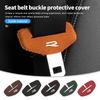 QEJMX1 1pcs Car Seat Belt Buckle Cover Suede Protector Anti-collision For VW GTI Tiguan Passat B5 B6 B7 CC Jetta MK5 MK6