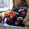 Red Bull Racing Muster Decke für Heimdekoration, Bett, Sofa, Autoreise, Camping, Geeignet für alle Jahreszeiten, Geburtstags-Weihnachtsgeschenk